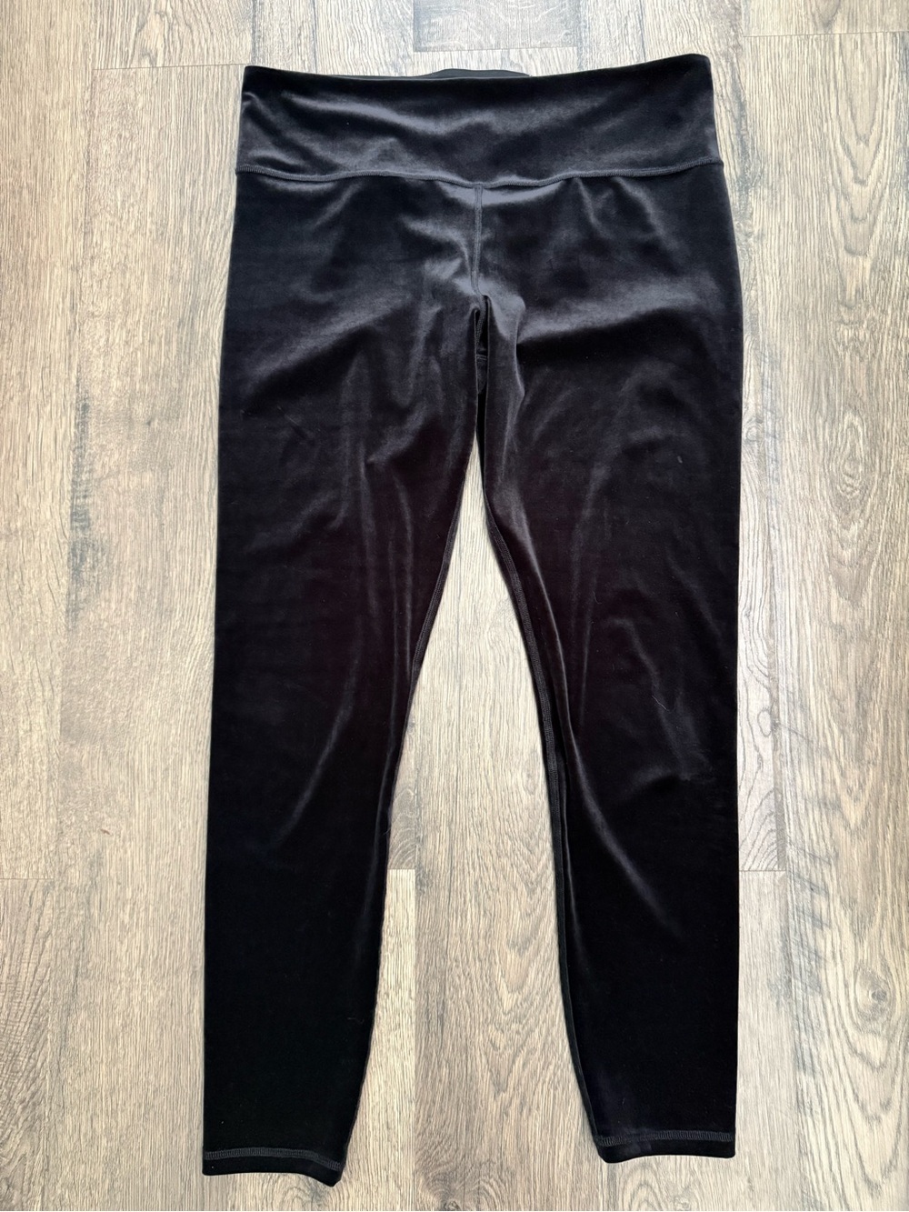 Athleta Women’s Elation Velvet Tight Leggings Black Size XL